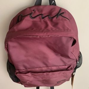 Pink College backpack